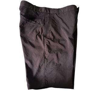 Nike Golf Dri-Fit Modern Fit Flat Front Shorts Men Size 30 Black Athleisure Wear